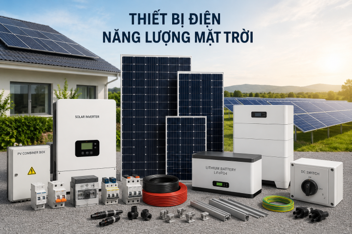 Thiết bị lắp đặt cho điện năng lượng mặt trời