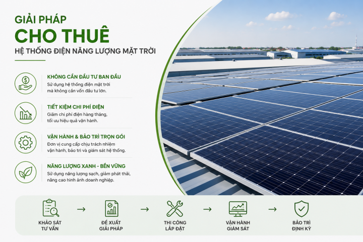 Cho thuê hệ thống điện năng lượng mặt trời